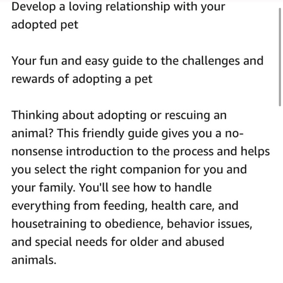 ADOPTING A PET FOR DUMMIES PAPERBACK BOOK MANUAL - Picture 4 of 9